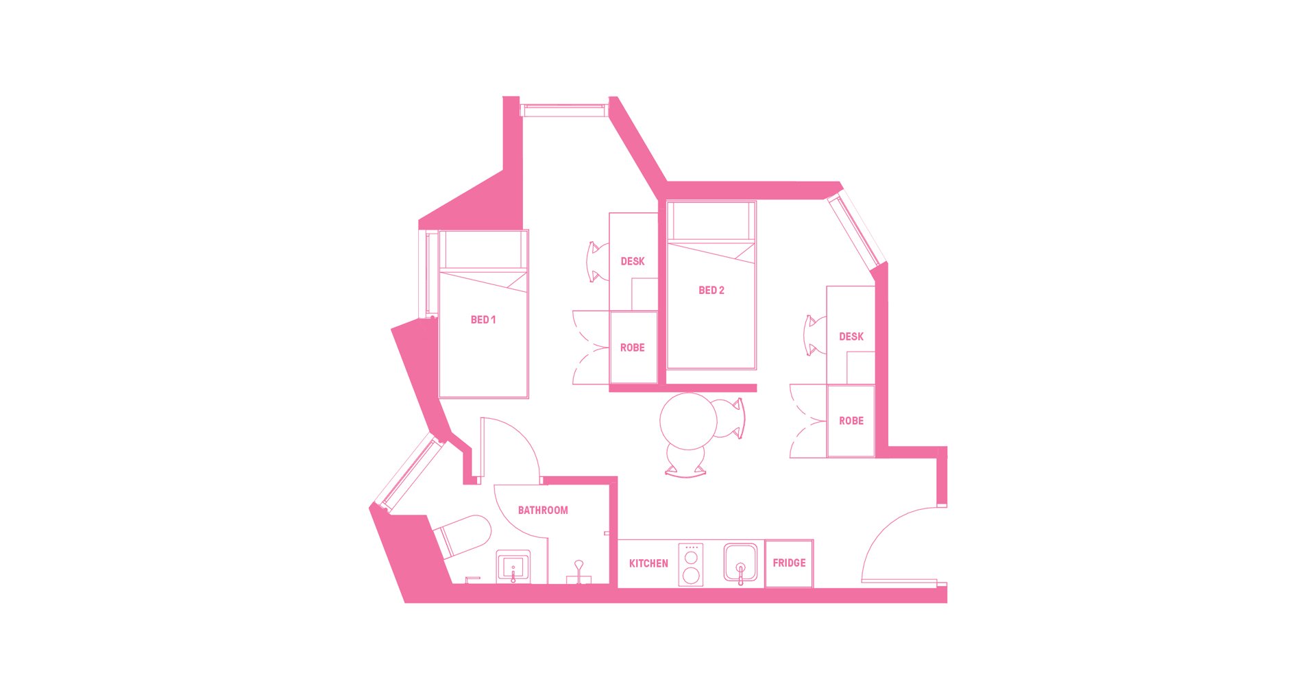 King Single Bed With Standard View - Scape St Lucia - Gallery - 7