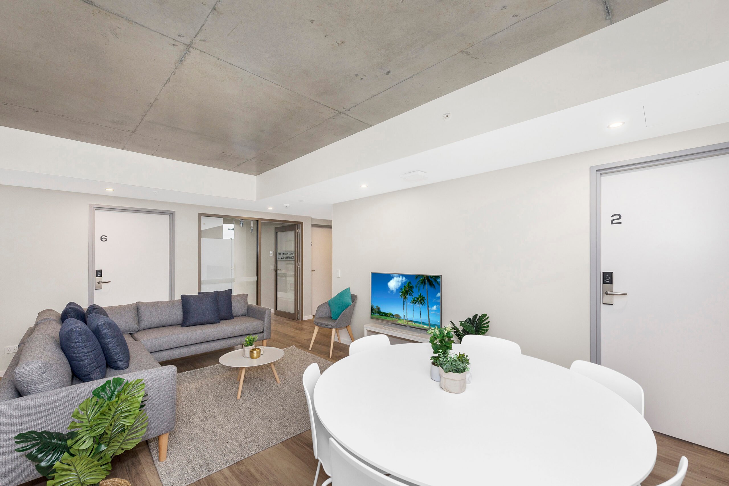  King Single Bed, 6 Bed Apartment  -  Scape St Lucia  - Gallery -  13