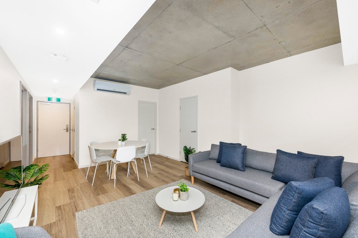 King Single Bed, 4 Bed Apartment - Scape St Lucia - Gallery - 2