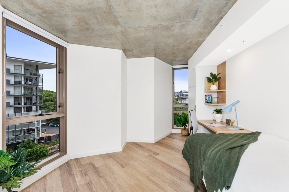 King Single Bed, 4 Bed Apartment - Scape St Lucia - Gallery - 10