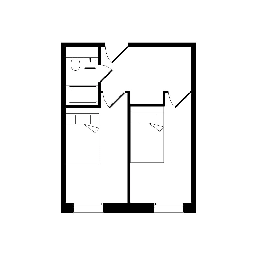  2 Bed Apartment  -  Canvas Manchester  - Gallery -  3