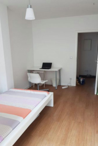 Cozy single bedroom in a 3-bedroom apartment near U Hagenbecks Tierpark metro station