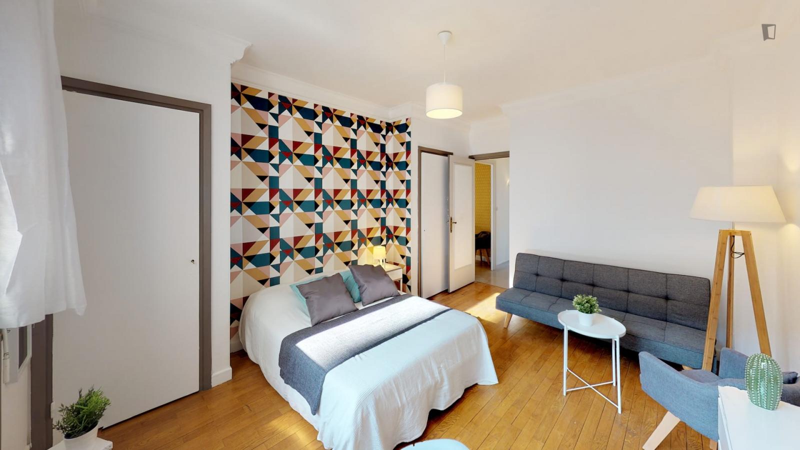  Appealing Double Bedroom In La Part-Dieu  -  Appealing double bedroom in La Part-Dieu  - Gallery -  1