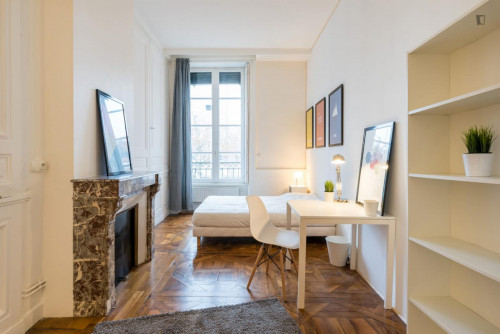 Nice double bedroom near the Carnot campus of Université Catholique de Lyon