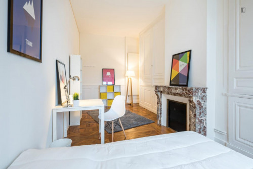 Nice double bedroom near the Carnot campus of Université Catholique de Lyon
