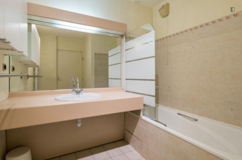 Large pretty double bedroom in La Guillotière-Sud - Gallery - 8