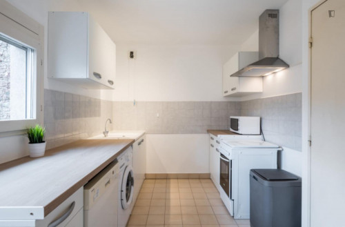 Large pretty double bedroom in La Guillotière-Sud - Gallery - 7