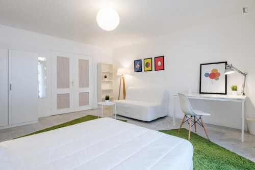 Large pretty double bedroom in La Guillotière-Sud