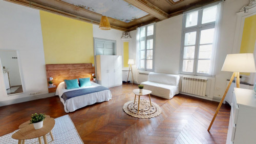 Spacious double bedroom in the heart of Montepellier