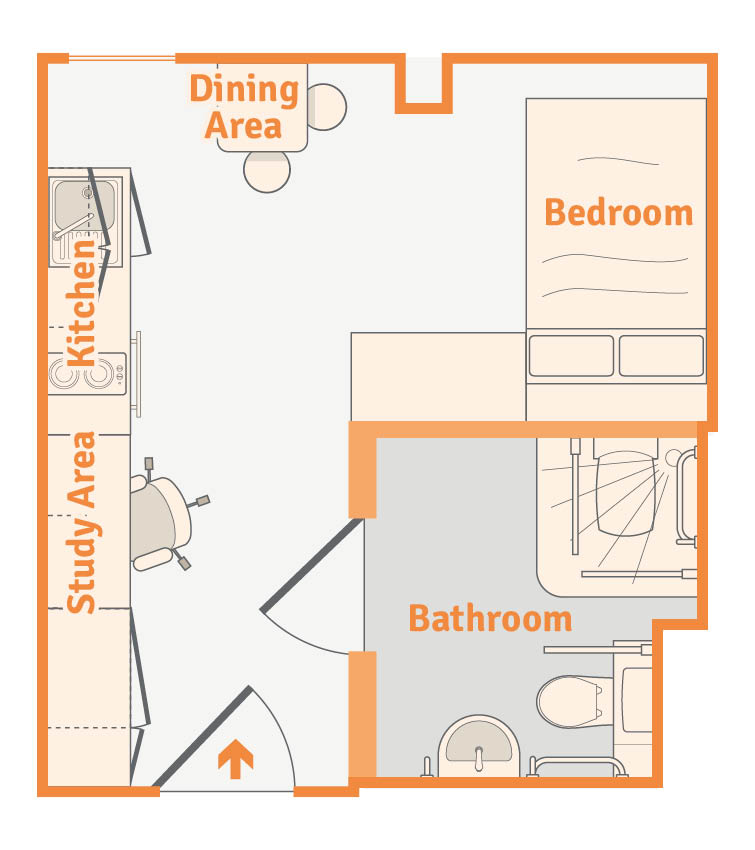 Deluxe Studio - Plymouth Cross House - Gallery - 6