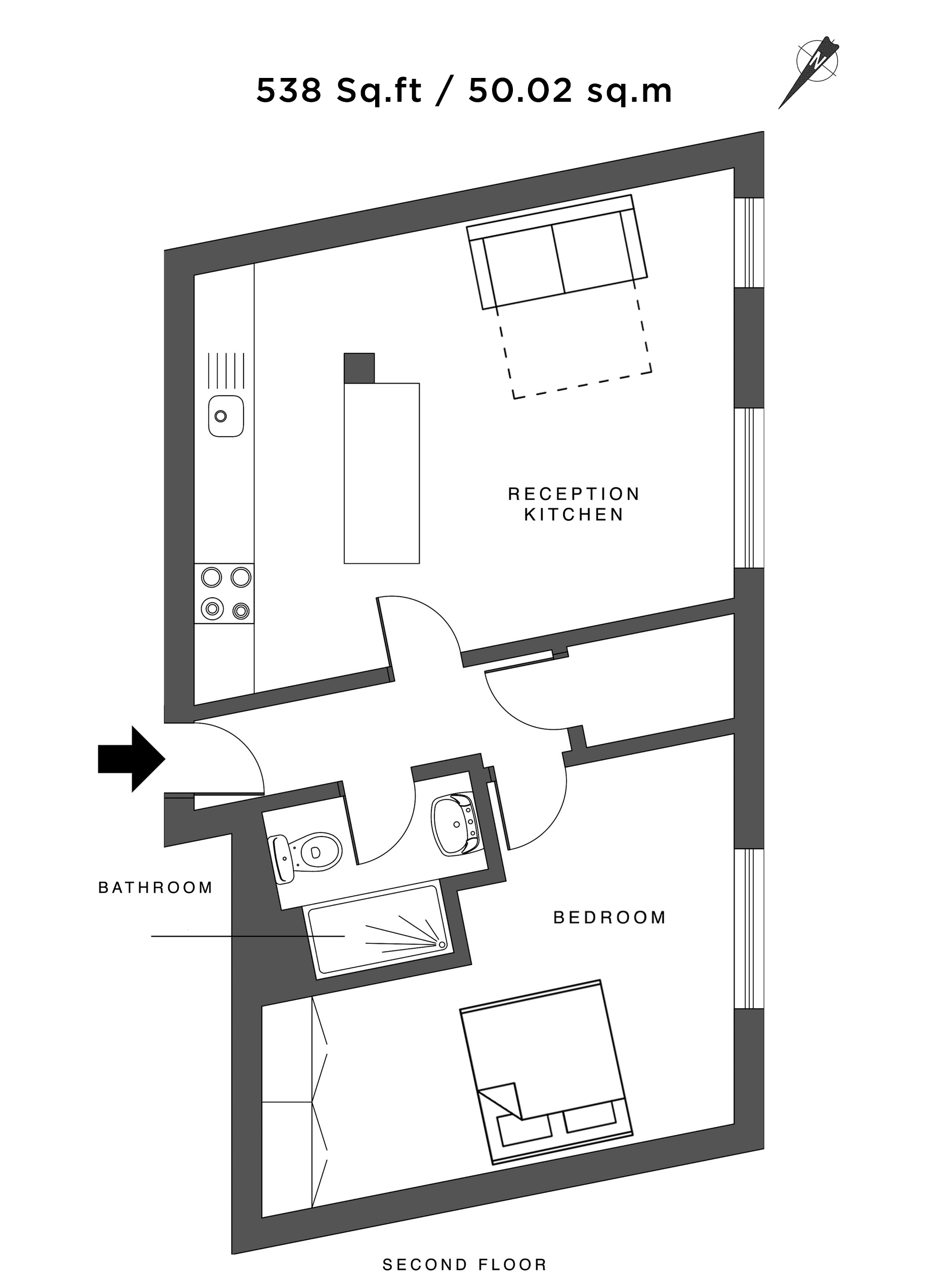  Wardour St #1 1 Bed Apartment  -  Chinatown Soho Apartments (Wardour Street)  - Gallery -  13