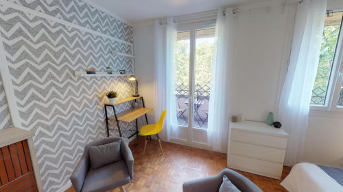 Beautiful double bedroom in a student flat, in Prince–Marmottan - Gallery - 6
