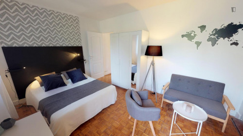 Beautiful double bedroom in a student flat, in Prince–Marmottan  - Gallery -  5