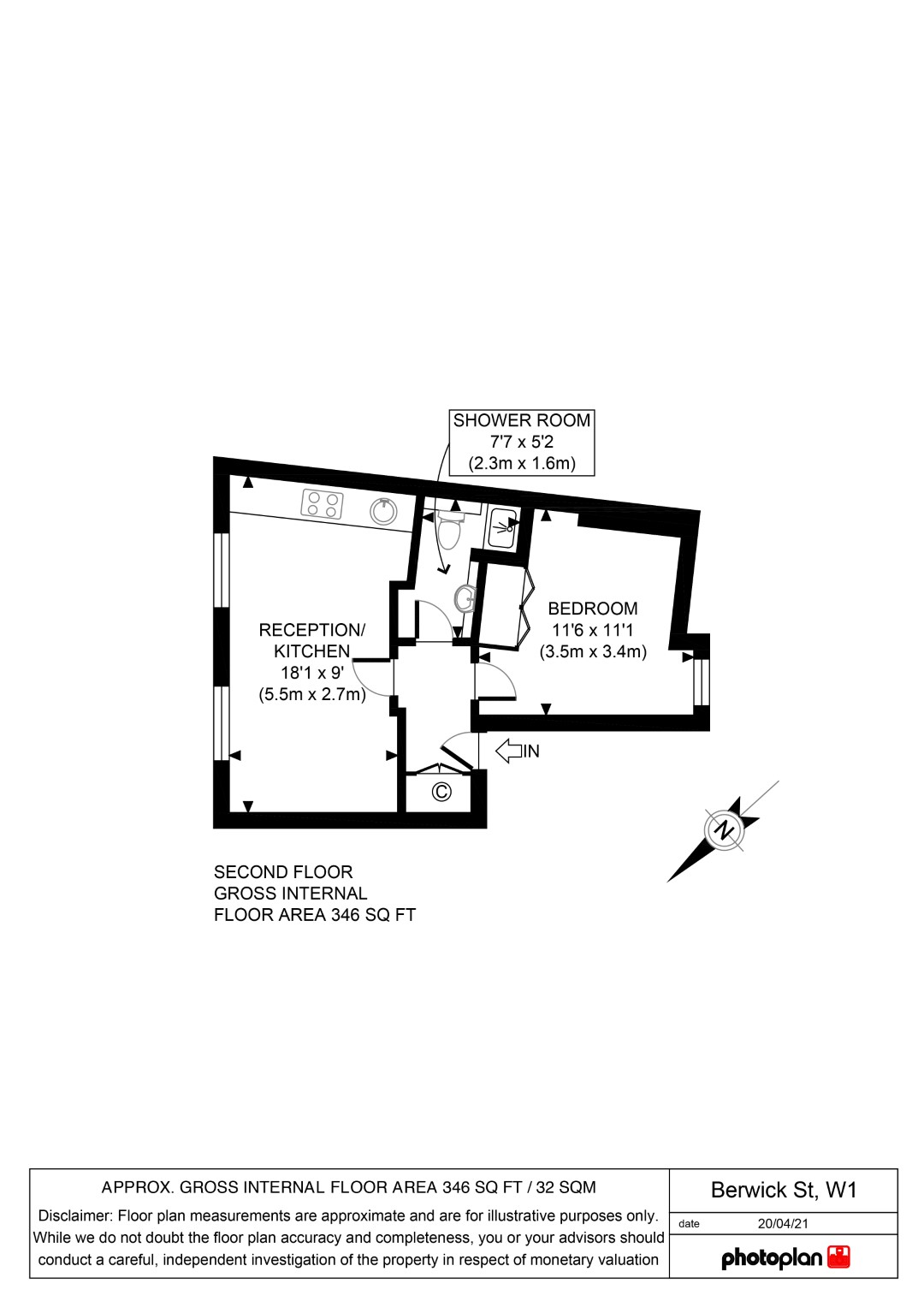  1 Bed Apartment  -  Berwick Street Apartments  - Gallery -  3