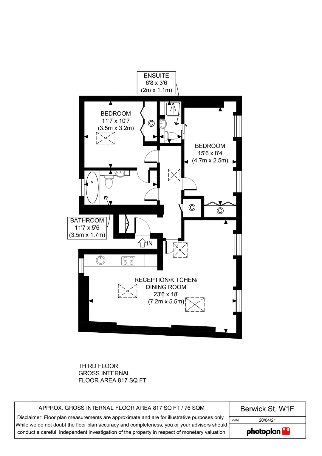  2 Bed Apartment  -  Berwick Street Apartments  - Gallery -  2