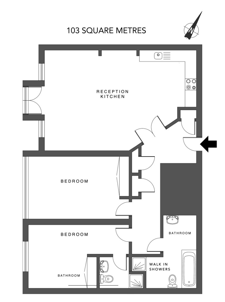 2 Bed, 2 Bath - Bull Inn Court - Gallery - 2