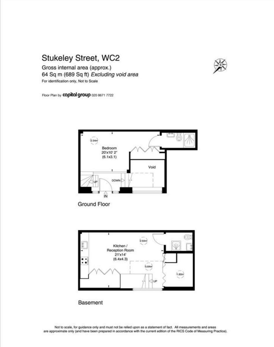  2 Bed Apartment, 2 Bath Duplex Stukeley Street #1  -  Stukeley Street  - Gallery -  4