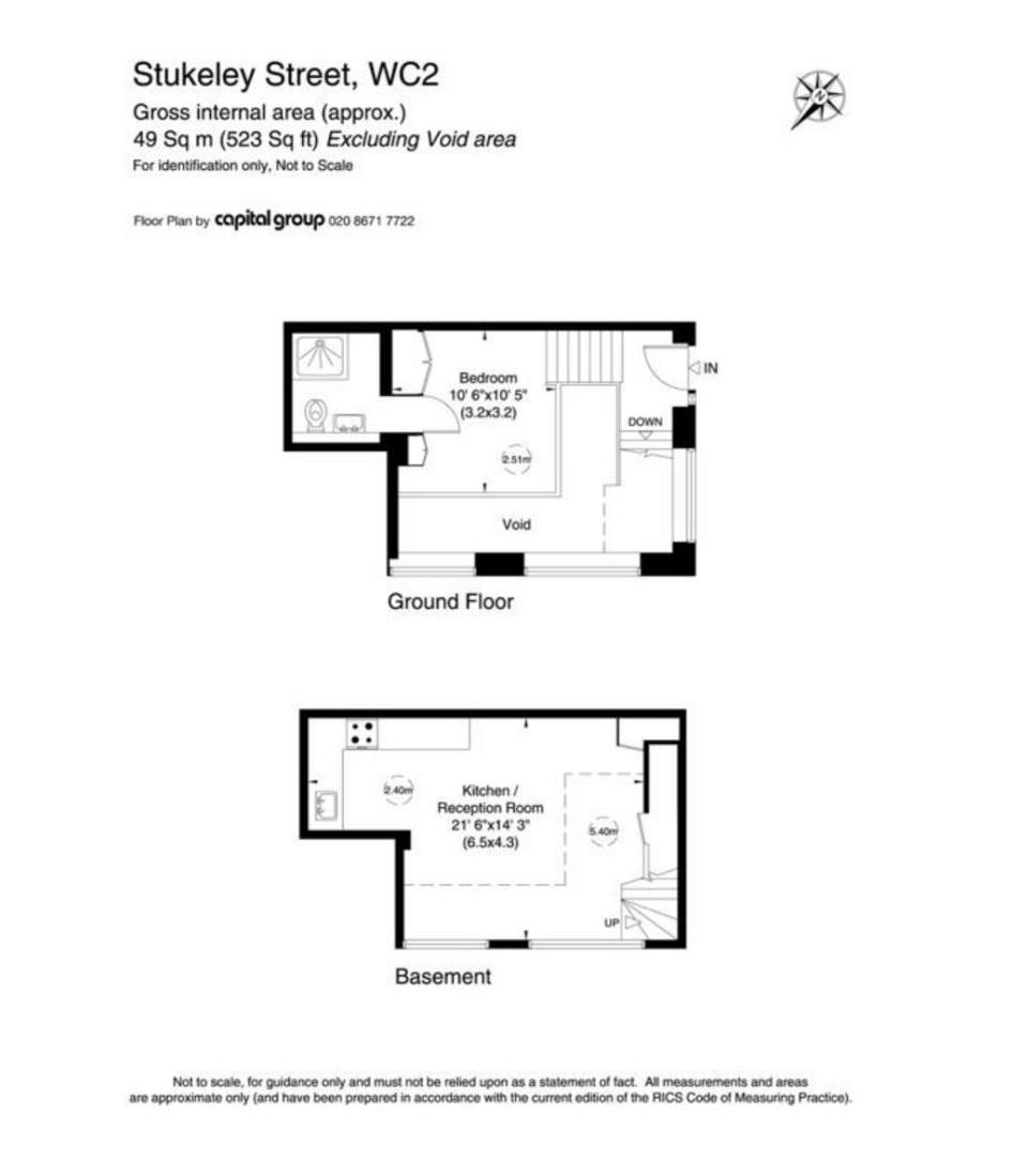  1 Bed Apartment, 1 Bath Stukeley Street #2  -  Stukeley Street  - Gallery -  2