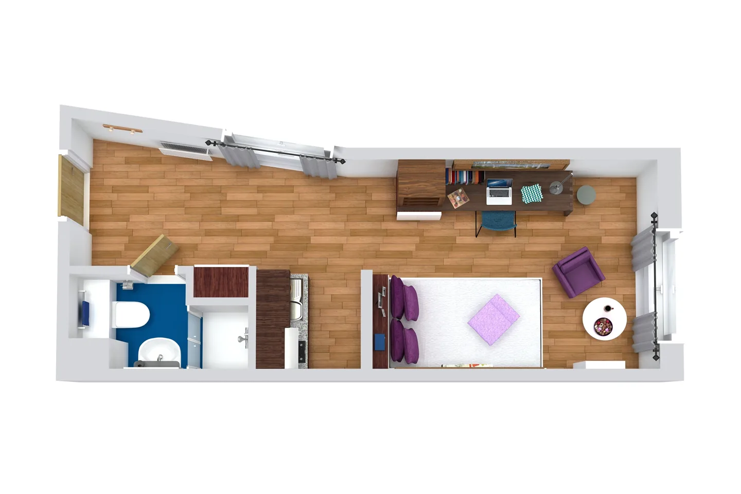  Panorama Studio  -  Kaplan Living Bournemouth  - Gallery -  2