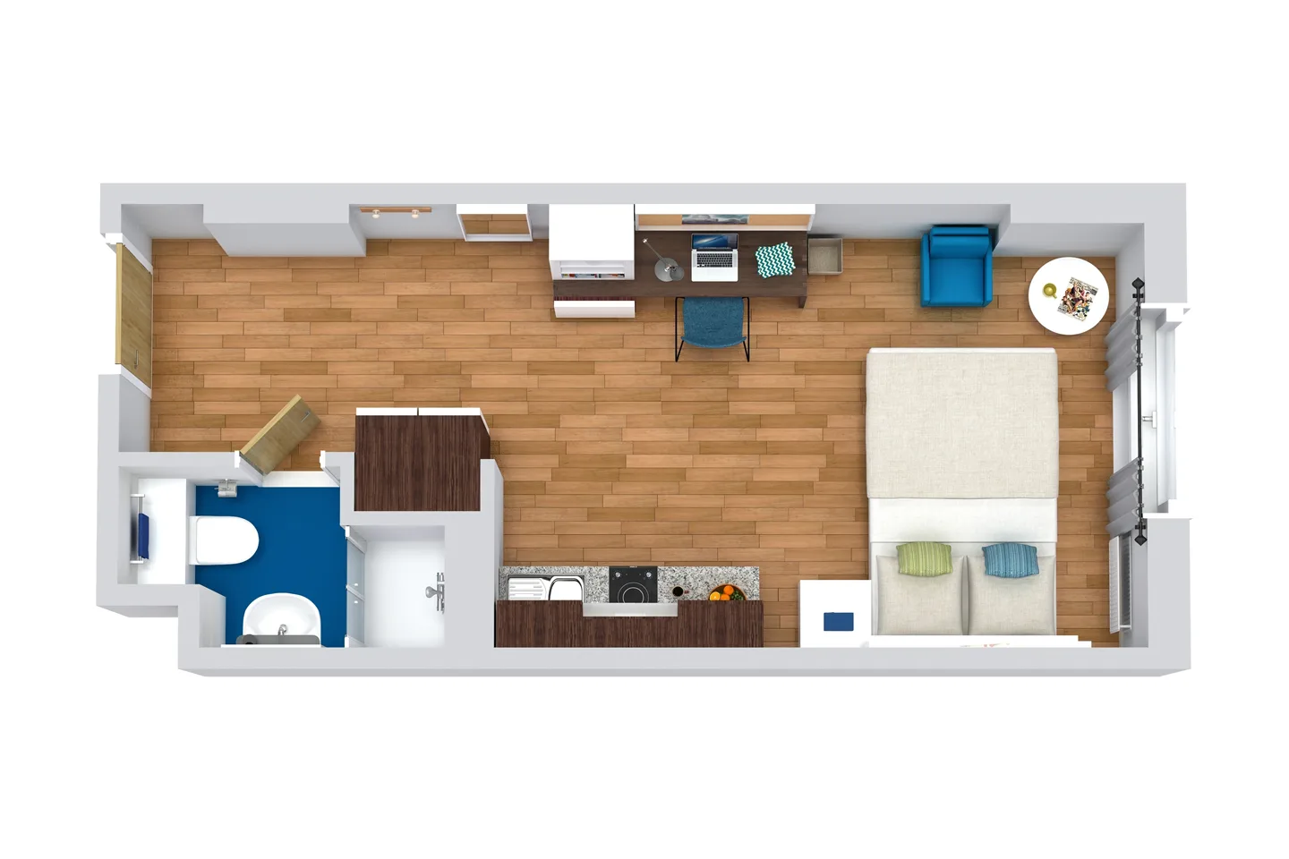  Studio  -  Kaplan Living Bournemouth  - Gallery -  3