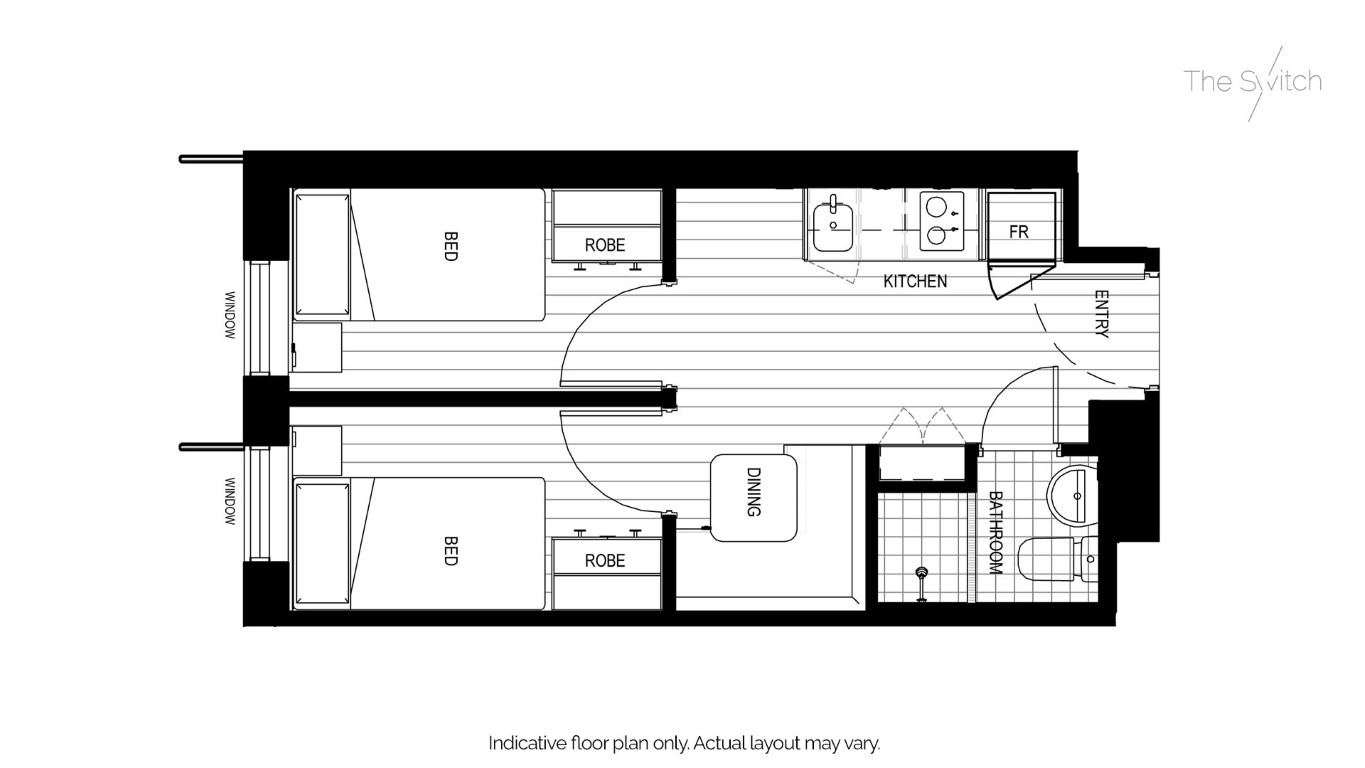Cosy Two Bed Apartment - The Switch Adelaide Central - Gallery - 3
