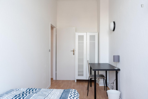 Bright single bedroom near S Pankow-Heinesdorf station