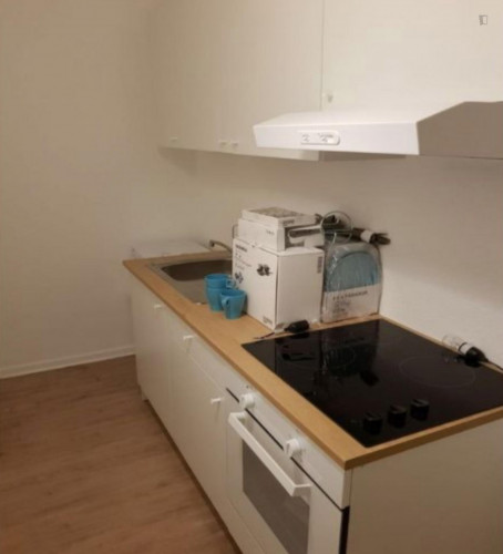 Cute single bedroom in a 3-bedroom apartment near Stellingen train station