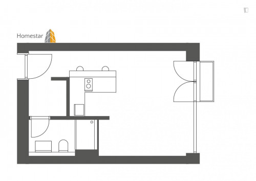 1-bedroom apartment, with outdoor area - Gallery - 5