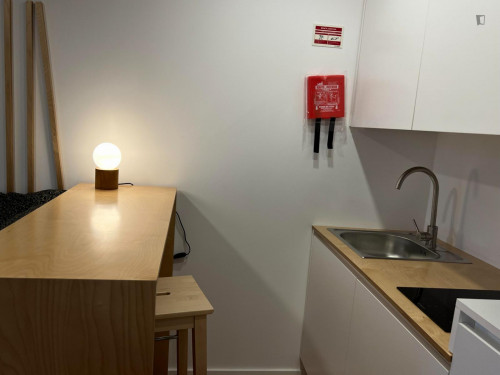 Lovely studio with view over the city, in Baixa de Santa Clara - Gallery - 6