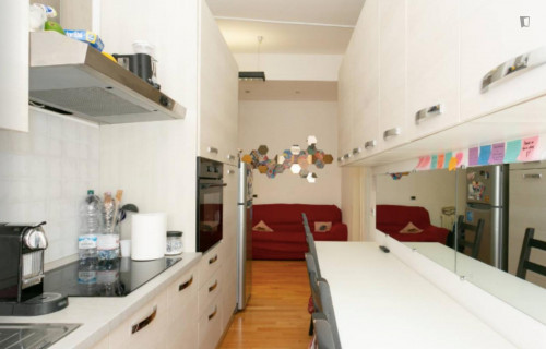 Double bedroom in a 4-bedrooms apartment