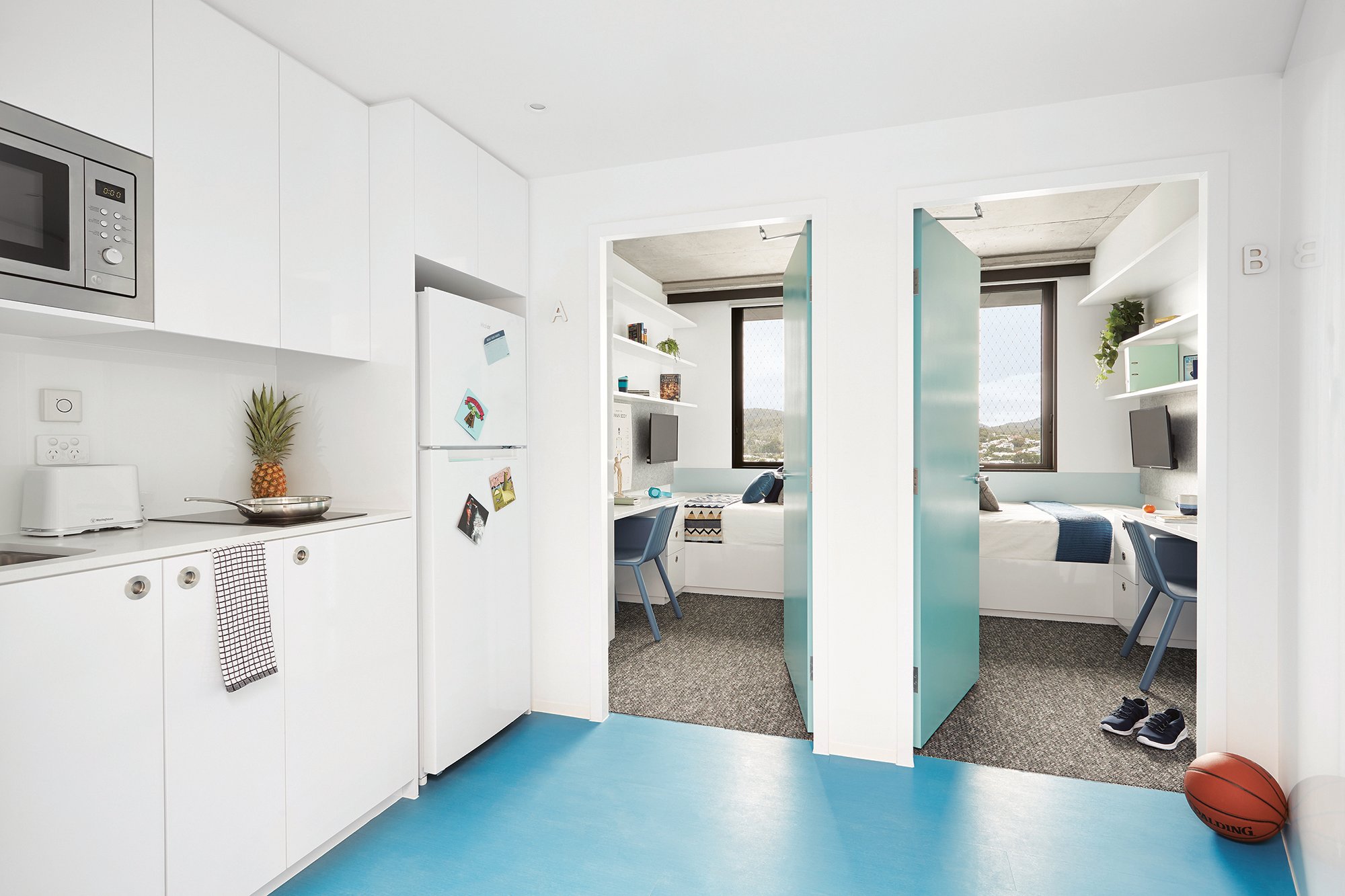 Double Bed, 2 Bed Apartment With Balcony - Scape Toowong - Gallery - 6